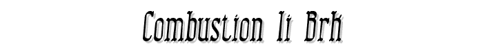 Combustion II BRK font